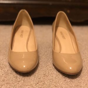 Nine West Nude Wedges... Size 7